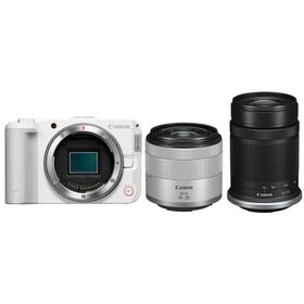 [新品]Canon キヤノン EOS R50 V・ダブルズームキット ホワイト（キャッシュバックキャンペーン対象商品）