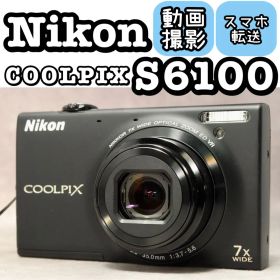 Nikon COOLPIX S6100❤️動作確認済 スマホ転送 ブラック ニコン