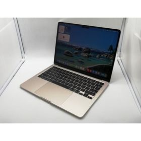 【中古】Apple MacBook Air 13インチ (M4,2025) M4(CPU:10C/GPU:8C) 16GB/256GB スターライト MW0Y3J/A【OSU301】保証期間１ヶ月【ランクA】