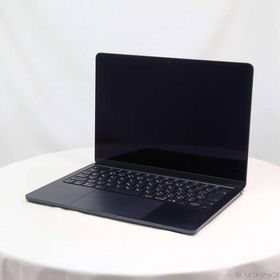 〔中古〕Apple(アップル) MacBook Air 13.6-inch Early-2025 MW123J／A Apple M4 10コアCPU_8コアGPU 16GB SSD256GB ミッドナイト 〔26.3 Tahoe〕〔258-ud〕