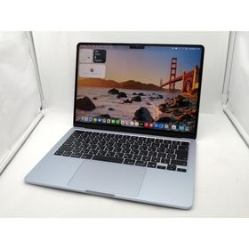 【中古】Apple MacBook Air 13インチ (M4,2025) M4(CPU:10C/GPU:8C) 16GB/256GB スカイブルー MC6T4J/A【新宿2】保証期間１ヶ月【ランクB】