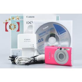 【中古】Canon キヤノン IXY Digital 110 IS レッド コンパクトデジタルカメラ 元箱付き