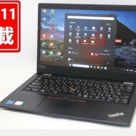 中古 フルHD 13.3インチ Lenovo ThinkPad L13 Gen2 Windows11 卓越性能 第11世代Core i7-1165G7 16GB 爆速NVMe式256GB-SSD カメラ 無線 Office付き Win11【中古ノートパソコン 中古パソコン 中古PC】送料無料 あす楽対応 即日発送（Windows10も対応可能 Win10）