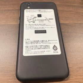 AQUOS sense SH-01K ブラック スマートフォン 本体