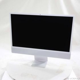 〔中古〕Apple(アップル) iMac 24-inch Mid-2021 MGPC3J／A Apple M1 8コアCPU_8コアGPU 8GB SSD256GB シルバー 〔macOS v15.7.9〕〔258-ud〕