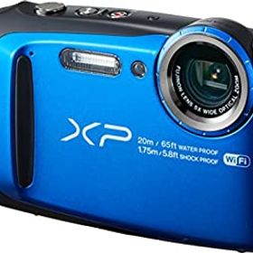 【中古】FUJIFILM デジタルカメラ XP120 ブルー 防水 FX-XP120BL