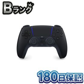 【中古】 整備済み品 SONY ソニー DualSense ワイヤレスコントローラー 本体 ミッドナイトブラック CFI-ZCT1J01 PS5 プレステ5 コントローラー 純正 徹底除菌清掃済 高品質 送料無料 翌日配送 ps5 黒 中古 180日保証