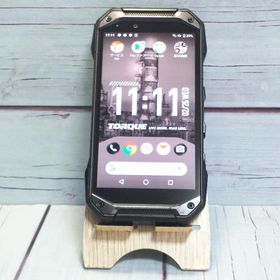 au 京セラ TORQUE G04 ブラック KYV46 本体 白ロム SIMロック解除済み SIMフリー C123039