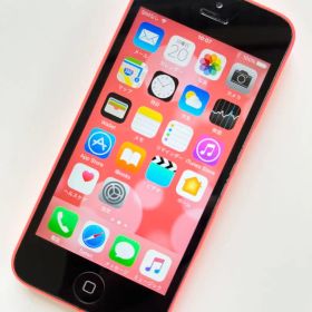 【美品】iPhone5c 16GB ピンク