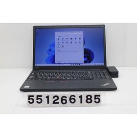ノートパソコン Lenovo ThinkPad E15 Core i5 10210U 1.6GHz/8GB/256GB(SSD)/15.6W/FHD(1920x1080)/Win11 キー文字消えあり