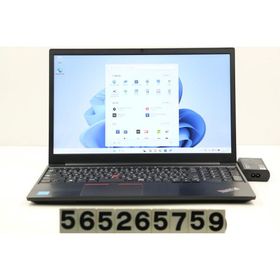 ノートパソコン Lenovo ThinkPad E15 Gen2 Core i3 1115G4 3GHz/8GB/256GB(SSD)/15.6W/FHD(1920x1080)/Win11