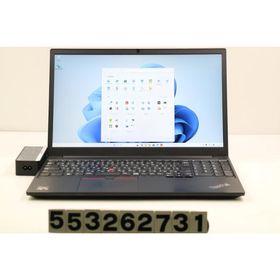 ノートパソコン Lenovo ThinkPad E15 Gen2 Ryzen 5 PRO 4650U 2.1GHz/8GB/128GB(SSD)/15.6W/FHD(1920x1080)/Win11