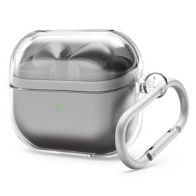 elago Galaxy Buds3 FE Buds 3 Pro 対応 ケース カラビナ 付 耐衝撃 ソフト クリア カバー [ GalaxyBuds3 ギャラクシー バッズ 3FE