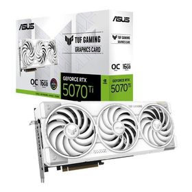ASUS エイスース TUF Gaming GeForce RTX 5070 Ti 16GB GDDR7 White OC Edition 転送不可 TUF-RTX5070TI-O16G-WHITE-GAMING(2653583)