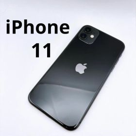 【美品】iPhone11 64GB SIMフリー MWLT2J/A ブラック