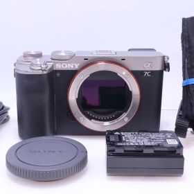 【8,163回 美品】SONY α7C ボディ シルバー ILCE-7C S フルサイズ ミラーレス一眼カメラ