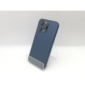 【中古】Apple 国内版 【SIMフリー】 iPhone 15 Pro Max 1TB ブルーチタニウム MU723J/A【熊本】保証期間１ヶ月【ランクC】