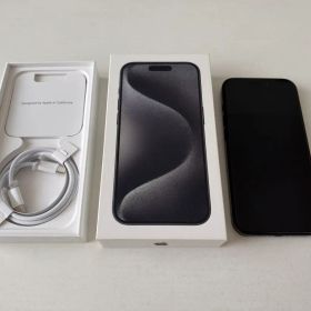iPhone 15 Pro 512GB 黒 SIMフリー 箱・新品ケーブル付