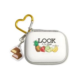 【新品】 [グランサンク] PEKO チャーム付きガジェットポーチSS【 LOOK ア・ラ・モード】 イヤホン・ケーブル小物用 EVA撥水 ミニポーチ AirPods Pro対応 軽量 0