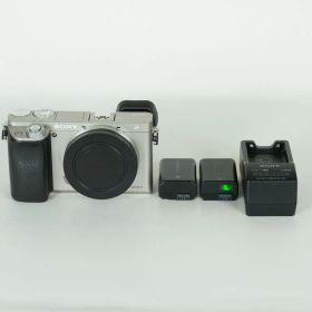 [良品 | シャッター数30,163回｜バッテリー2個付] SONY α6000（ILCE-6000） [ボディ シルバー] | SONY Eマウント