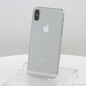 (中古)Apple iPhoneX 256GB シルバー MQC22J/A SIMフリー(352-ud)