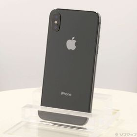 (中古)Apple iPhoneX 256GB スペースグレイ NQC12J/A SoftBank(247-ud)