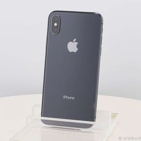 (中古)Apple iPhoneX 256GB スペースグレイ MQC12J/A SIMフリー(352-ud)