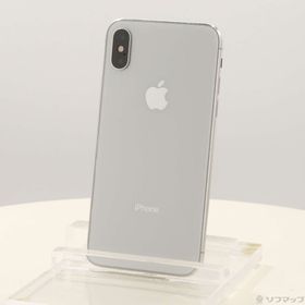 (中古)Apple iPhoneX 64GB シルバー MQAY2J/A SIMフリー(262-ud)