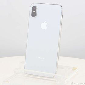 (中古)Apple iPhoneX 64GB シルバー NQAY2J/A SIMフリー(247-ud)