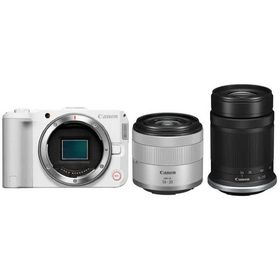 キヤノン CANON EOS R50 V ダブルズームキット ミラーレス一眼カメラ [ズームレンズ＋ズームレンズ] ホワイト EOSR50VWH-WZK