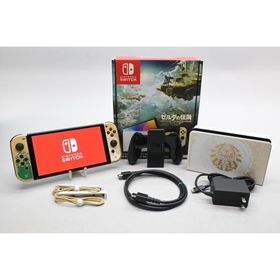 [中古]Nintendo Switch (有機ELモデル) ゼルダの伝説 ティアーズ オブ ザ キングダムエディション HEG-S-KDAAA