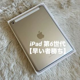 【早い者勝ち】iPad 第６世代 32GB SIMフリー 【すぐ発送】【付属品】