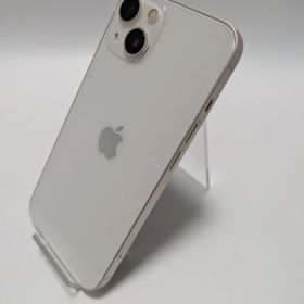 iPhone13 128GB 新品バッテリー100% SIMフリー 保証付き 本体 中古 スターライト 目立った傷や汚れ無し 【743】