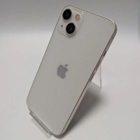 iPhone13 128GB 新品バッテリー100% SIMフリー 保証付き 本体 中古 スターライト 目立った傷や汚れ無し