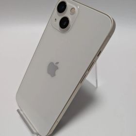 iPhone13 128GB 新品バッテリー100% SIMフリー 保証付き 本体 中古 スターライト 目立った傷や汚れ無し 【744】