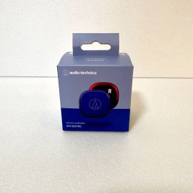 オーディオテクニカ ATH-SQ1TW2 NRD ワイヤレスイヤホン bluetooth/小型 軽量 / 最大20時間再生 / 低遅延/外音取込み/マルチポイント/マルチペアリング/防水 IPX5 / ワイヤレス充電 /【国内正規品】ネイビーレッド