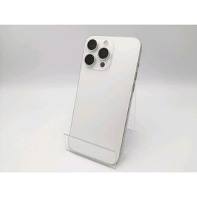【中古】Apple 国内版 【SIMフリー】 iPhone 15 Pro Max 256GB ホワイトチタニウム MU6Q3J/A【ECセンター】保証期間１ヶ月【ランクB】