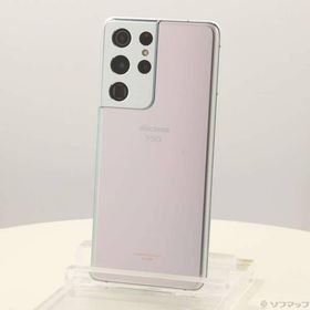 〔中古〕SAMSUNG(サムスン) Galaxy S21 Ultra 5G 256GB ファントムシルバー SC-52B docomoロック解除SIMフリー〔276-ud〕