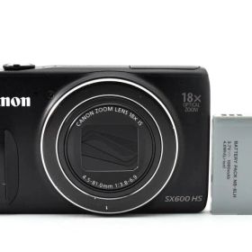 良品★キヤノン PowerShot SX600 HS ブラック #1547