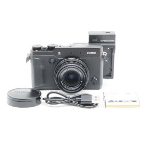 FUJIFILM FX-X30 ブラック デジカメ 動作確認済み 富士フイルム コンパクトデジタルカメラ #A08003