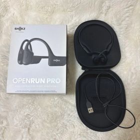 SHOKZ OPENRUN PRO 骨伝導イヤホン ブラック