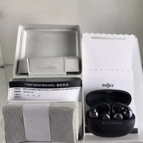 【美品】Shokz OpenDots 2 ブラック イヤーカフ型イヤホン 箱付き