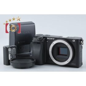 【中古】SONY ソニー α6000 ILCE-6000 ブラック ミラーレス一眼カメラ 多言語対応
