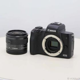ソフマップ 〔中古品〕 EOS Kiss M EF-M15-45 IS STM レンズキット ブラック【305】