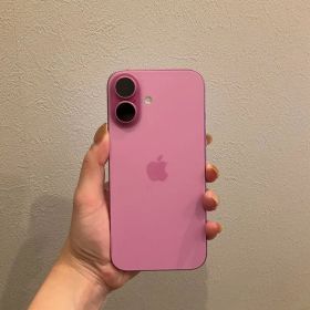 美品/AppleCare+付iPhone 16 ピンク 128GB SIMフリー