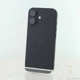 ソフマップ 〔中古品〕 iPhone16 128GB ブラック MYDQ3J／A SIMフリー【377】