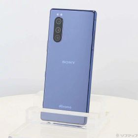 【中古】SONY(ソニー) Xperia 5 64GB ブルー SO-01M docomoロック解除SIMフリー 【305-ud】