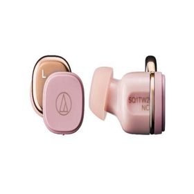 【長期保証付】オーディオテクニカ(audio-technica) ATH-SQ1TW2NC-PK ピンク 完全ワイヤレスノイズキャンセリングイヤホン