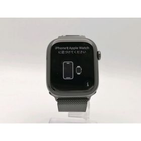 【中古】Apple Watch Series10 46mm Cellular スレートチタニウムケース/スレートミラネーゼループ (M/L) MWYW3J/A【ECセンター】保証期間１ヶ月【ランクA】