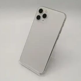 【中古】Apple au 【SIMロック解除済み】 iPhone 11 Pro 64GB シルバー MWC32J/A【広島本通】保証期間１ヶ月【ランクC】